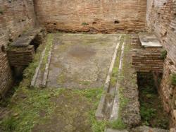 siéges toilette d'insulae Ostia